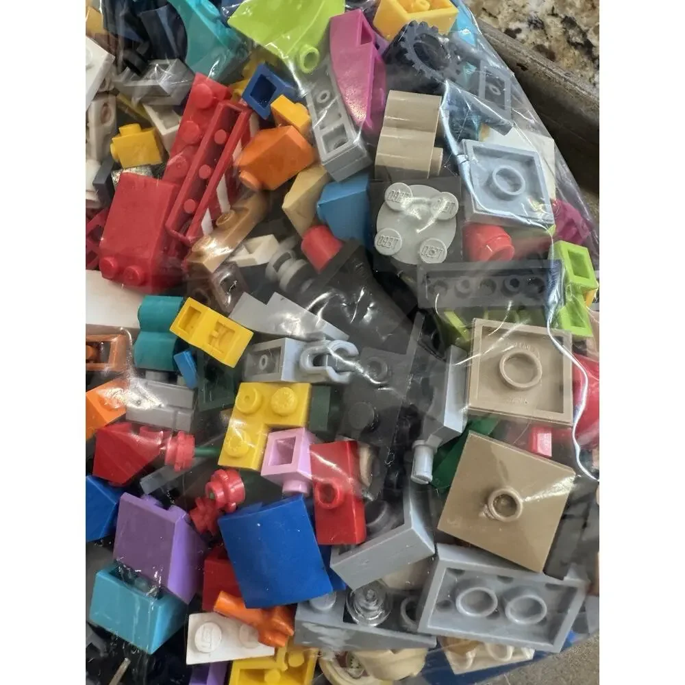2 lbs Mixed LEGO Lot - Authentic Genuine Bricks Parts & Pieces Cleaned & Sorted